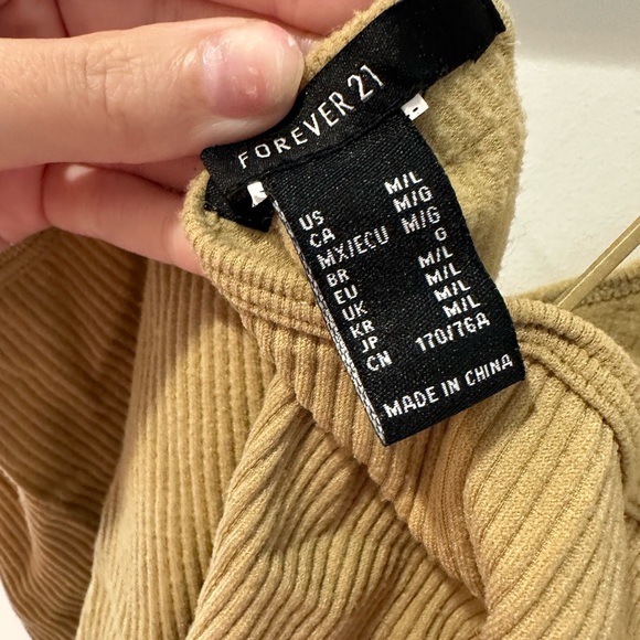 Forever 21 Tan Bodysuit - Picture 2 of 3